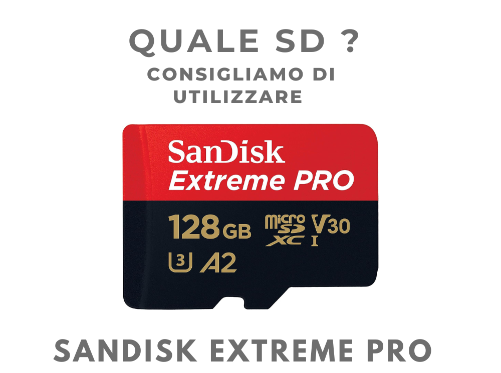 SD per insta360 actioncam